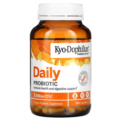 Kyolic, Kyo-Dophilus, ежедневный пробиотик, 180 капсул (WAK-60042), фото