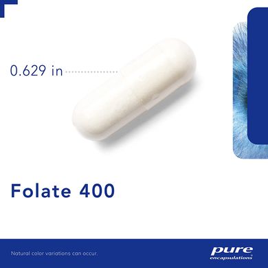 Pure Encapsulations, Метафолин, L-5-MTHF, 400 мкг, 90 капсул (PE-01356), фото