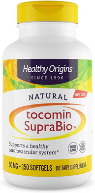 Healthy Origins, Tocomin SupraBio, концентрат красного пальмового масла, 50 мг, 150 жевательных капсул (HOG-16478), фото