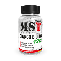 MST Nutrition, Гинкго билоба, Ginkgo Biloba, 90 капсул (MST-00384), фото