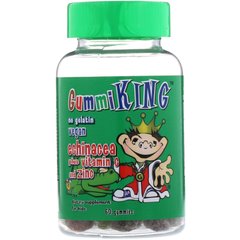 Ехінацея, вітамін С і цинк (жувальний), Echinacea Plus Vitamin C and Zinc, Gummi King, 60 таблеток (GUM-00067), фото