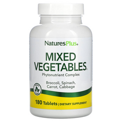 NaturesPlus, Mixed Vegetables, 180 таблеток (NAP-03778), фото