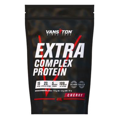 Протеїн Vansiton EXTRA, вишня, 450 г (VAN-59089), фото