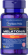 Puritan's Pride PTP-55496 Мелатонін швидкого розчинення, Melatonin, Puritan's Pride, полуниця, 10 мг, 90 швидкорозчинних таблеток (PTP-55496) 1