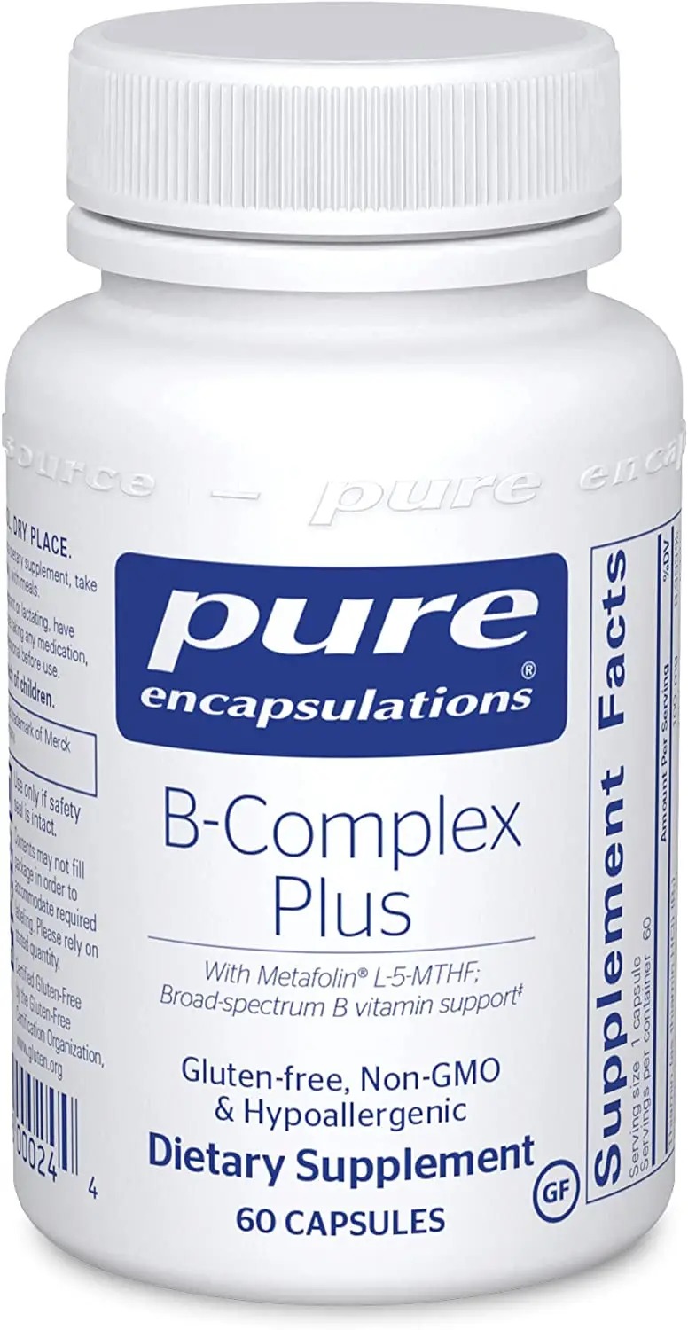 Pure Encapsulations, B-Complex Plus, 60 капсул