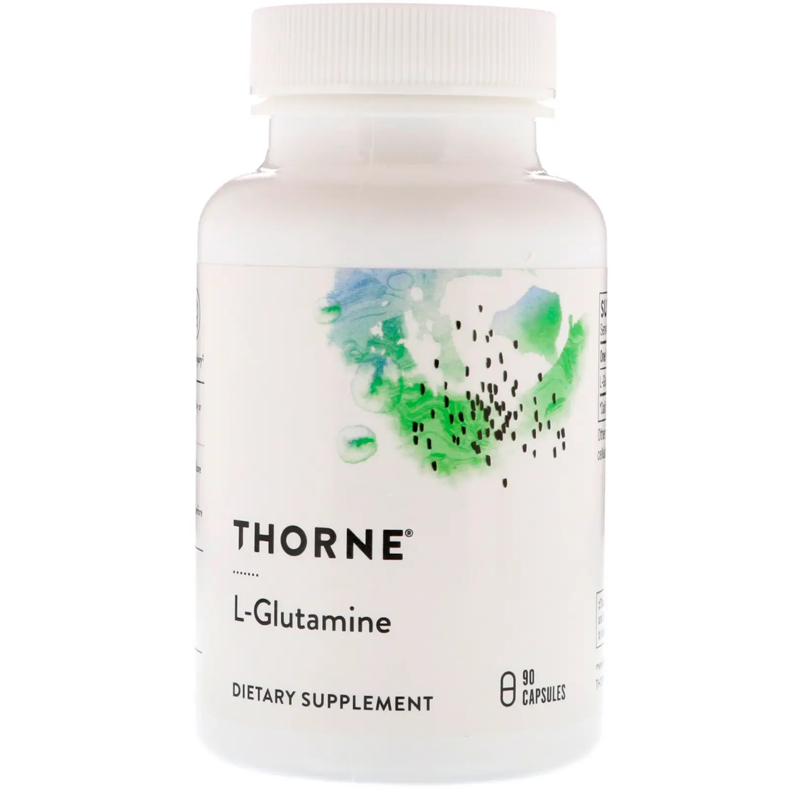 L- глютамин, Thorne Research, 90 капсул