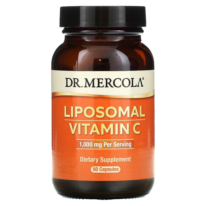 Dr. Mercola, Липосомальный витамин C, 500 мг, 60 капсул